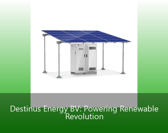 Destinus Energy BV: Powering Renewable Revolution